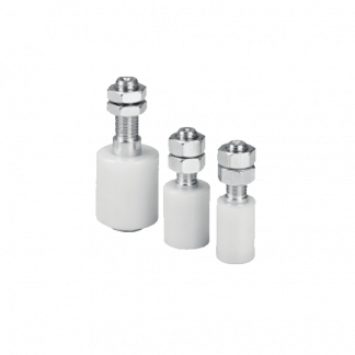 White Nylon Roller Guide