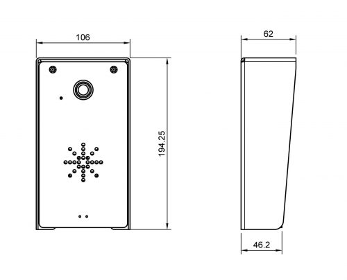 AES Global LITE GSM IBK EU | Cellcom Lite 4G GSM Imperial Wireless Intercom with Keypad - Image 2